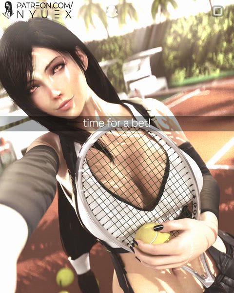 Tifa loses a bet