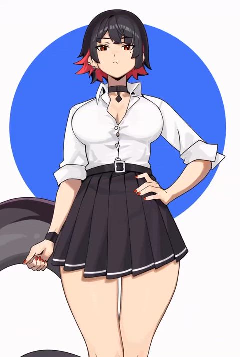 Shark girls don't wear panties