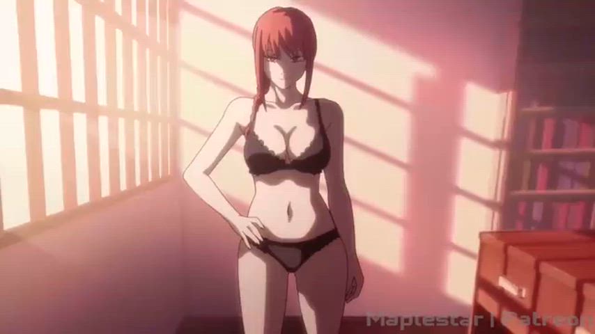 Makima using Denji’s dick