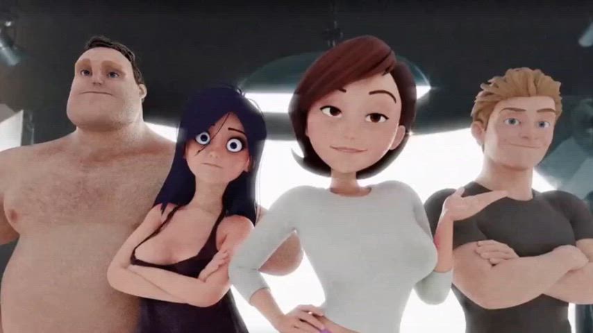 Family Game Show: Helen, Dash, Bob and Violet Parr