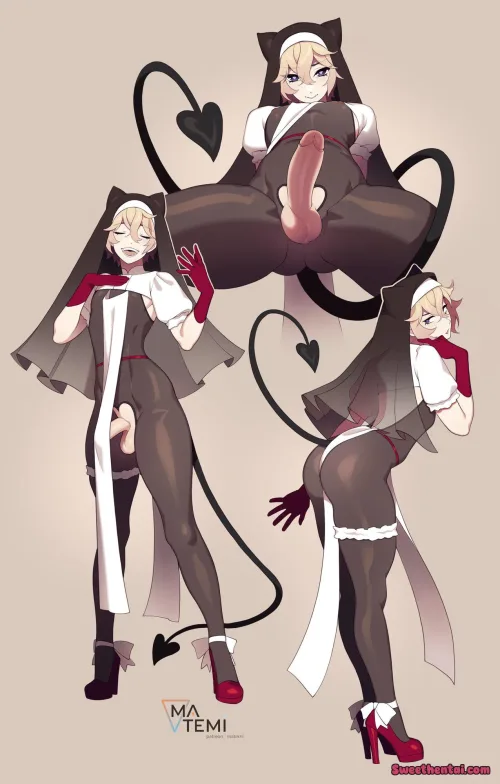 I'd love to wear a nun outgoing like this honestly, just to temp others better~