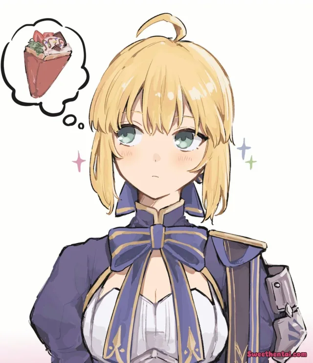 Saber is hungry