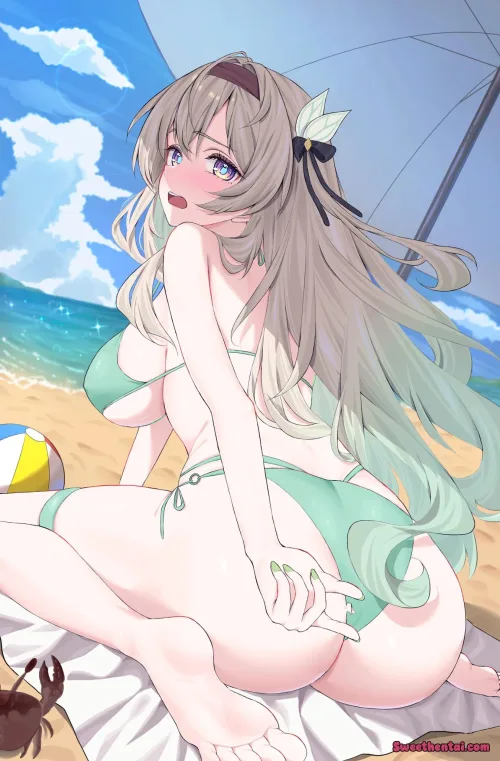 Firefly bought cake to the beach
