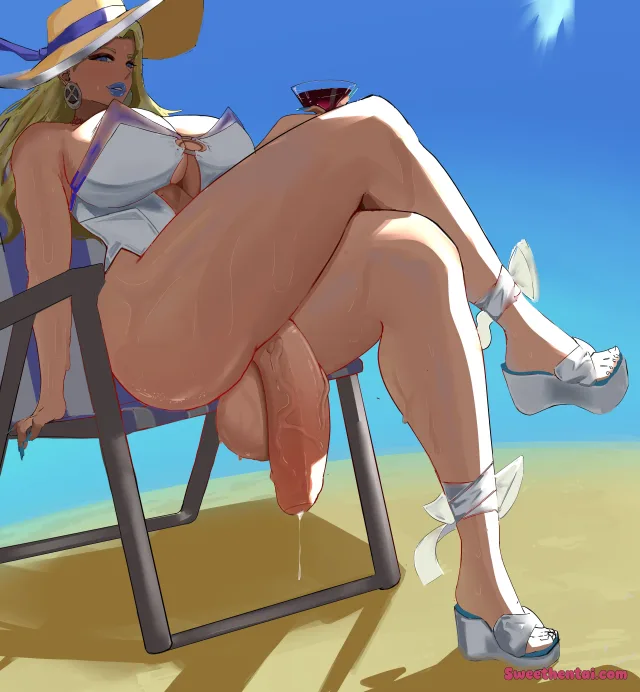 Emma Frost beach