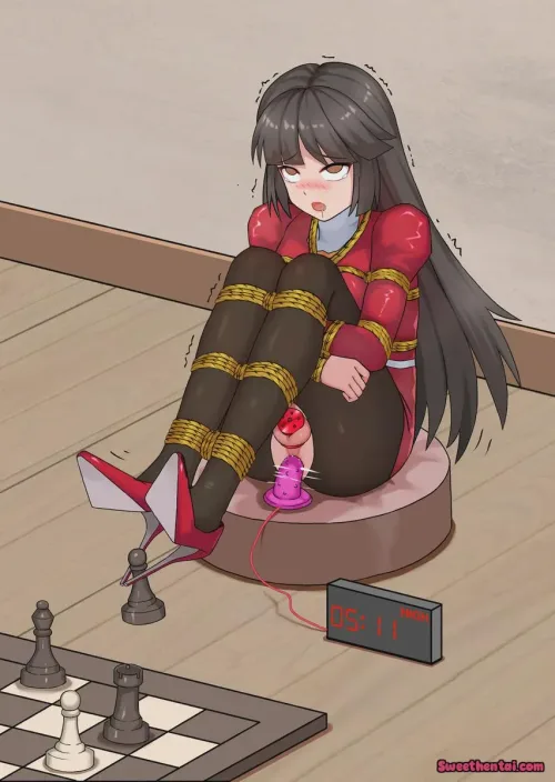 M-master w-won't stop winning me and adding more punishments >_<