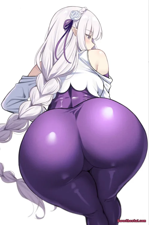 Emilia from behind