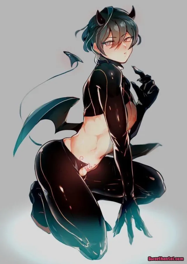 Incubus in a latex suit — femboyhentai