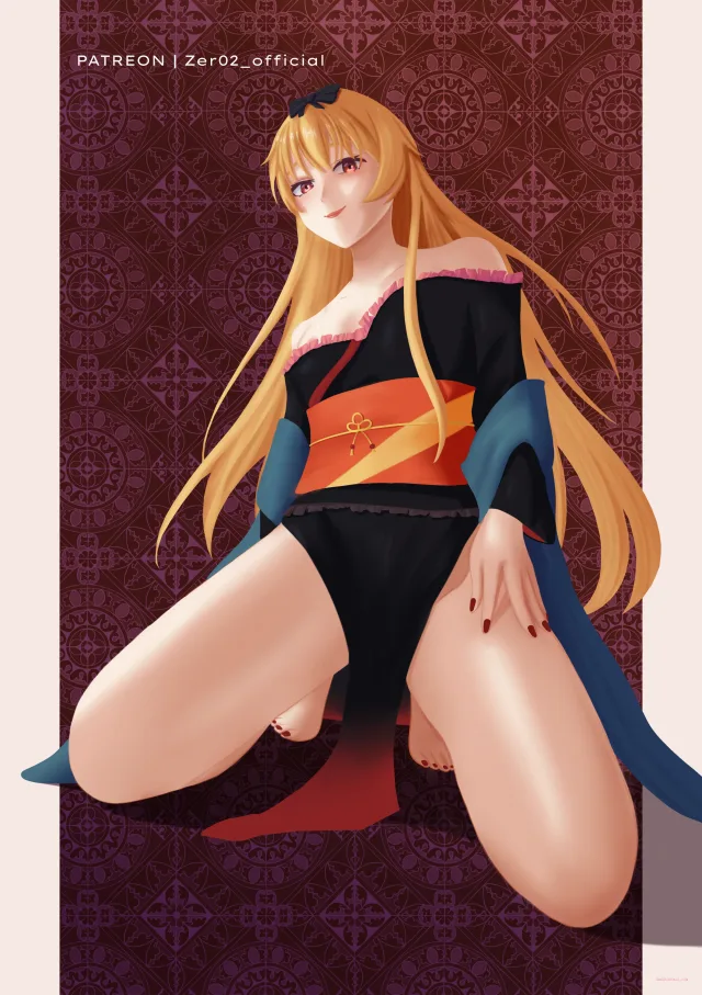Yue in Kimono