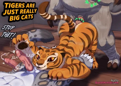 Tigress is just a kitty cat