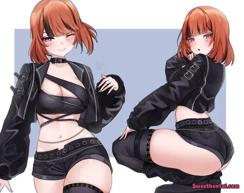 Takanashi Kiara in shorts