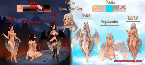 Karma, a species that exists in both Hell and Heaven