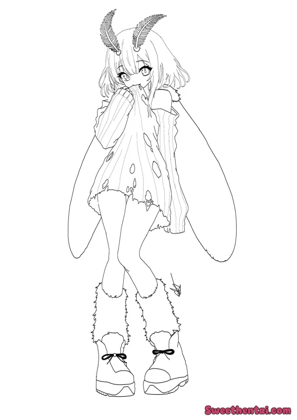 Meet Mona The Moth girl